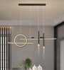 Atlas Black LED Smart Voice Assist Chandelier