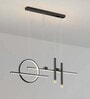 Atlas Black LED Smart Voice Assist Chandelier