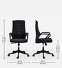 Atlas Breathable Mesh Ergonomic Chair in Black Colour