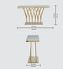 Atlas Console Table In White