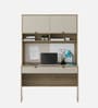 Atlas Hutch Desk In Sebastaian Oak & Melamine Finish