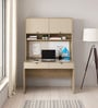 Atlas Hutch Desk In Sebastaian Oak & Melamine Finish