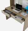 Atlas Hutch Desk In Sebastaian Oak & Melamine Finish