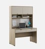 Atlas Hutch Desk In Sebastaian Oak & Melamine Finish
