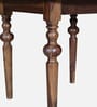 Atlas Sheesham Wood 4 Seater Dining Table In Provincial Teak Finish