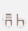 Atlas Sheesham Wood 6 Seater Dining Set In Provincial Teak Finish