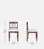Atlas Sheesham Wood 6 Seater Dining Set In Provincial Teak Finish