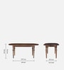 Atlas Sheesham Wood 6 Seater Dining Table In Provincial Teak Finish