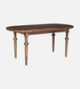 Atlas Sheesham Wood 6 Seater Dining Table In Provincial Teak Finish