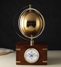 Atlasphere Gold Table Clock