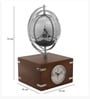 Atlasphere Silver Table Clock