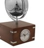 Atlasphere Silver Table Clock