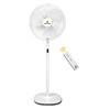 Atomberg Efficio+ 400mm BLDC Energy Saving Pedestal Fan with Remote(White)
