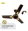 Atomberg Efficio+ 900mm BLDC motor Energy Saving Anti-Dust Ceiling Fan with Remote Control | Brown