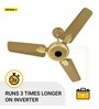 Atomberg Efficio+ 900mm BLDC motor Energy Saving Anti-Dust Ceiling Fan with Remote Control | Gold