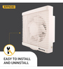 Atomberg Efficio 150mm BLDC motor Energy Saving Exhaust Fan |White