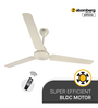 Atomberg Efficio 1400mm 28W BLDC 5 Star Rated High Speed Ceiling Fan with Remote(Ivory)
