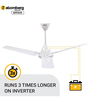 Atomberg Efficio 1400mm 28W BLDC 5 Star Rated High Speed Ceiling Fan with Remote(White)
