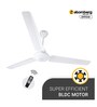 Atomberg Efficio 1400mm 28W BLDC 5 Star Rated High Speed Ceiling Fan with Remote(White)