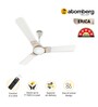 Atomberg Erica 1200 mm BLDC Motor with Remote 3 Blade Ceiling Fan(Snow white)