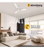 Atomberg Erica 1200 mm BLDC Motor with Remote 3 Blade Ceiling Fan(Snow white)