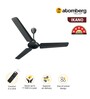 Atomberg Ikano 1200 mm BLDC Motor with Remote 3 Blade Ceiling Fan (Black)