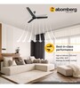 Atomberg Ikano 1200 mm BLDC Motor with Remote 3 Blade Ceiling Fan (Black)
