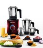 Atomberg MG1 Mixer Grinder with Inverter Technology & Slow Mode, 485W, 3 Jars and Chopper (Red Wine)