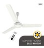 Atomberg Ozeo 1200mm 28W BLDC 5 Star Rated High Speed Ceiling Fan with Remote(White)