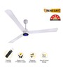 Atomberg Renesa+ 1400mm 32W BLDC 5 Star Rated High Speed Ceiling Fan with Remote(Pearl White)