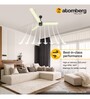 Atomberg Renesa 1200mm 28W BLDC 5 Star Rated High Speed Ceiling Fan with Remote(Ivory and Black)