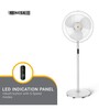 Atomberg Renesa 400mm Non-swing BLDC motor Energy Saving Pedestal Fan with Remote Control (White,Pack of 1)