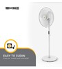 Atomberg Renesa 400mm Non-swing BLDC motor Energy Saving Pedestal Fan with Remote Control (White,Pack of 1)