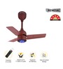 Atomberg Renesa 600mm 28W BLDC 5 Star Rated High Speed Ceiling Fan with Remote(Matte Brown)