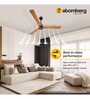 Atomberg Renesa Smart + 1200mm 28W BLDC 5 Star Rated High Speed Ceiling Fan with Remote(Oak Wood)