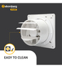 Atomberg Studio 150mm BLDC motor Energy Saving Exhaust Fan |White