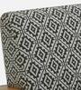 Atreo Fabric Arm Chair In Grey Colour Print