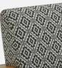 Atreo Fabric Arm Chair In Grey Colour Print
