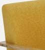 Atreo Fabric Arm Chair In Yellow Colour
