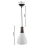 Atrimo White Metal Hanging Light