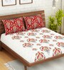 Atrium Ecom Cotton 144TC Double Bedsheet with 2 Pillow Covers