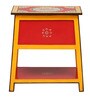 Attalika Solid Wood Hand-Painted End Table