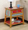 Attalika Solid Wood Hand-Painted End Table