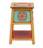 Attalika Solid Wood Hand-Painted End Table
