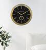 Attic Analog Black Metal Wall Clock