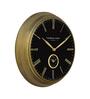 Attic Analog Black Metal Wall Clock