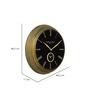 Attic Analog Black Metal Wall Clock