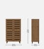 Attic Vertico Shoe Cabinet In Vloga Oak Finish