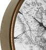 Brown Metal Attractive Modern Wall Clock