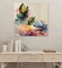 Attractive Flower Multicolour Canvas Framed Wall Painting